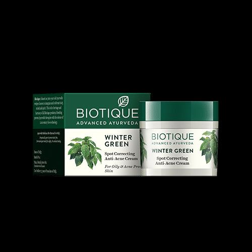 Biotique Bio Winter Green Spot Correcting Anti Acne Cream (15Gm)-7