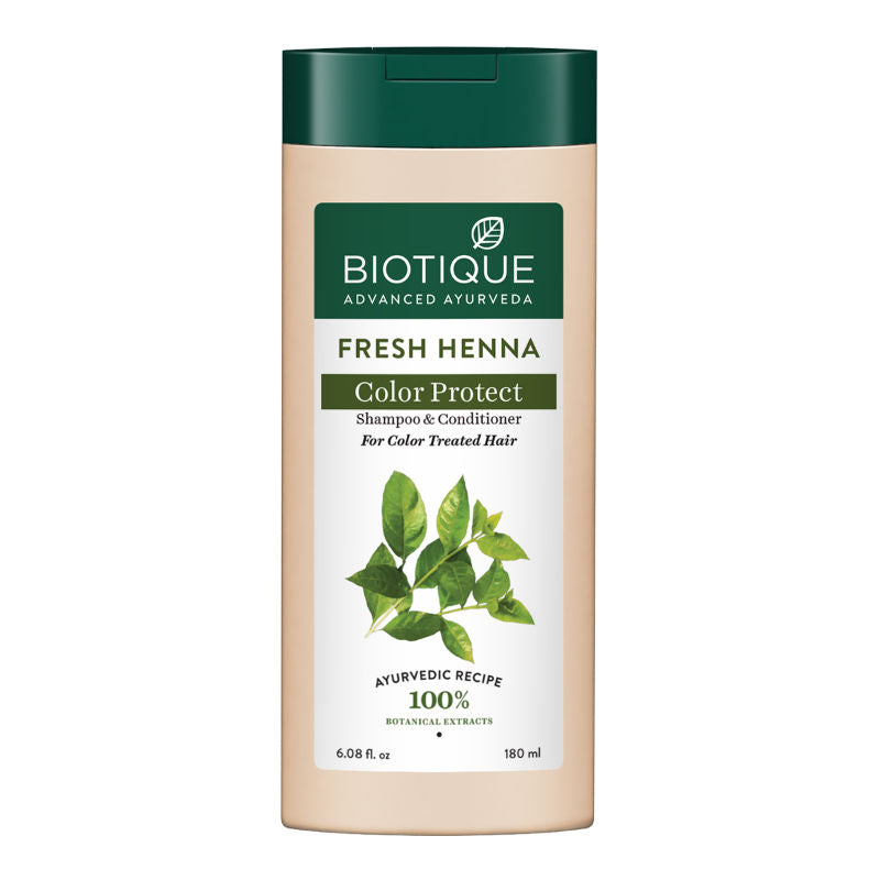 Biotique Fresh Henna Colour Protect Shampoo & Conditioner (180Ml)