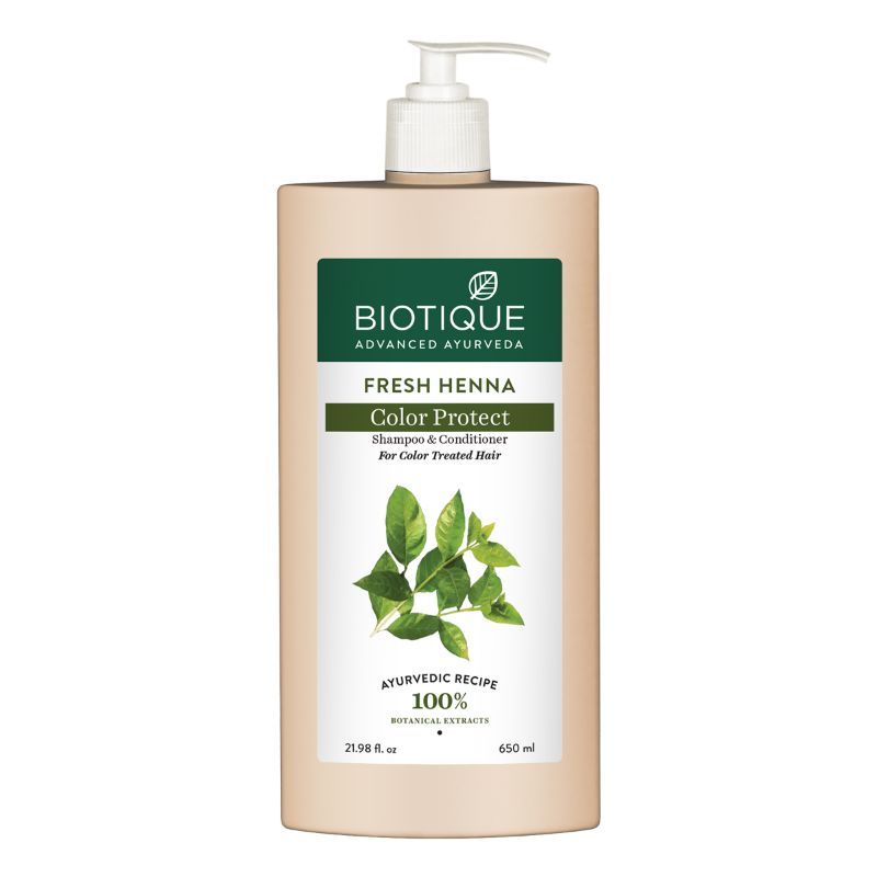 Biotique Fresh Henna Colour Protect Shampoo & Conditioner (650Ml)