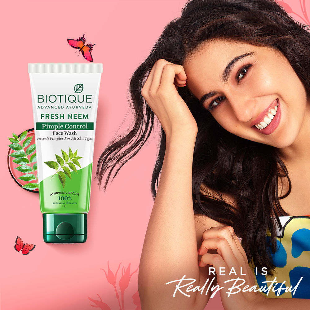 Biotique Fresh Neem Purifying Face Wash Prevents Pimples For All Skin Types (Pimple Control) (100Ml)-7
