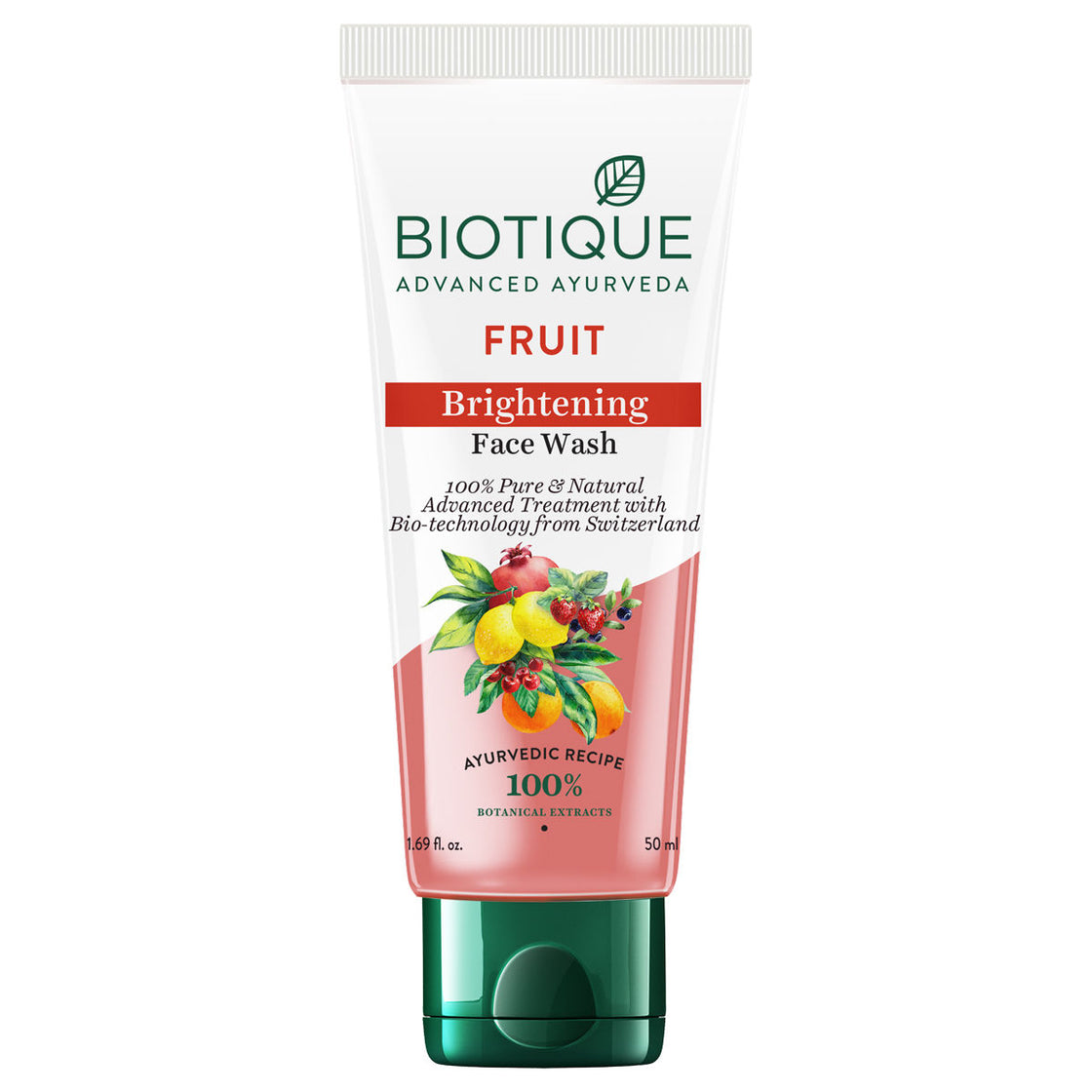 Biotique Fruit Brightening Face Wash 100% Pure & Natural (50Ml)-2
