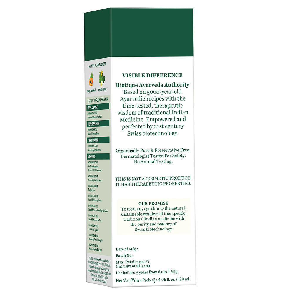 Biotique Morning Nectar Nourish & Hydrate Moisturizer (120Ml)-7