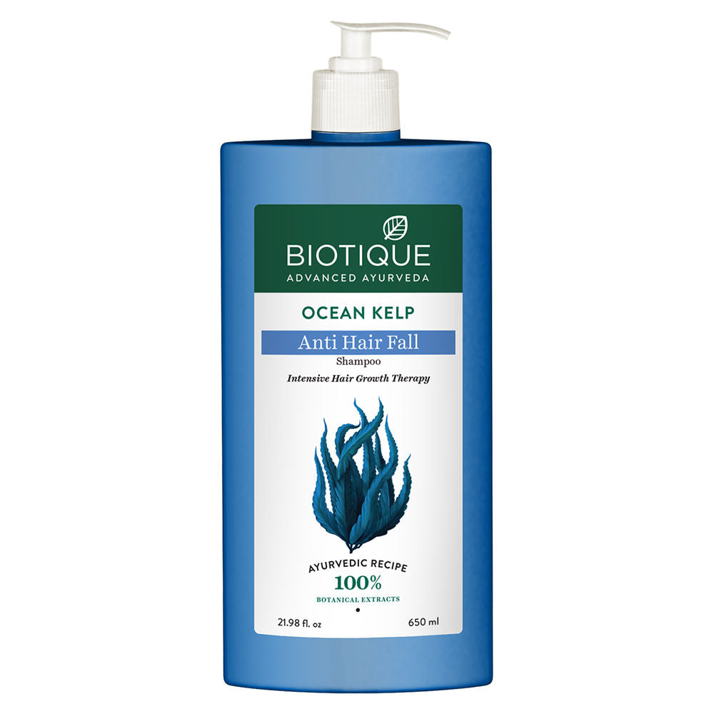 Biotique Ocean Kelp Anti-Hair Fall Shampoo For Hair Growth Therapy (650Ml)