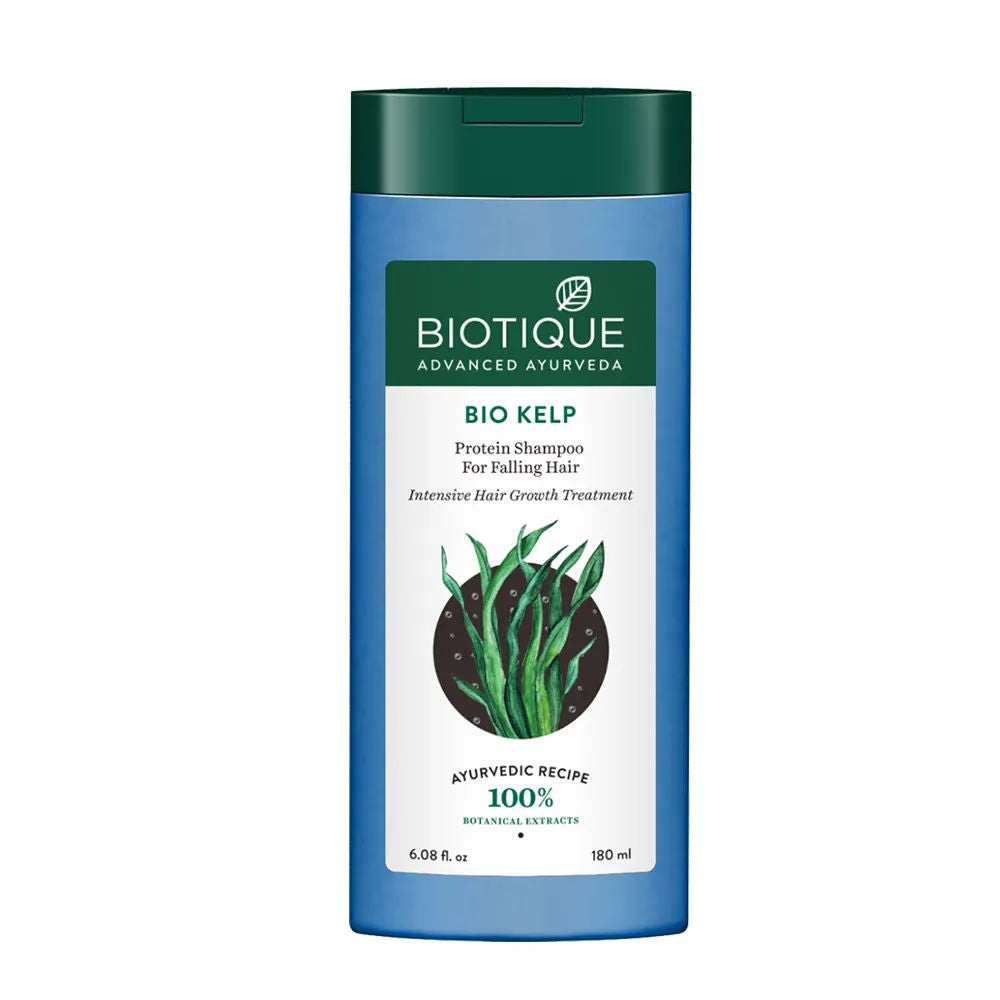 Biotique Ocean Kelp Anti Hair Fall Shampoo For Hair Growth Therapy (180Ml)-2