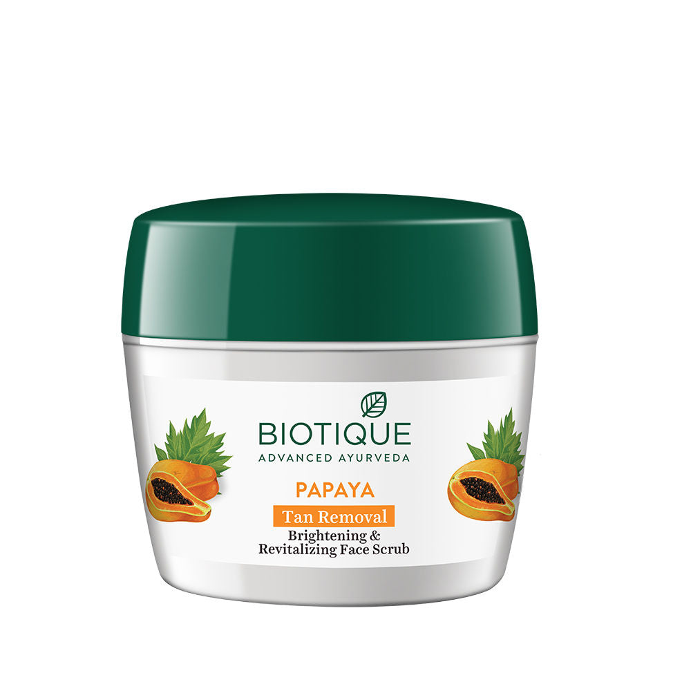 Biotique Papaya Tan Removal Brightening & Revitalizing Face Scrub (235G)