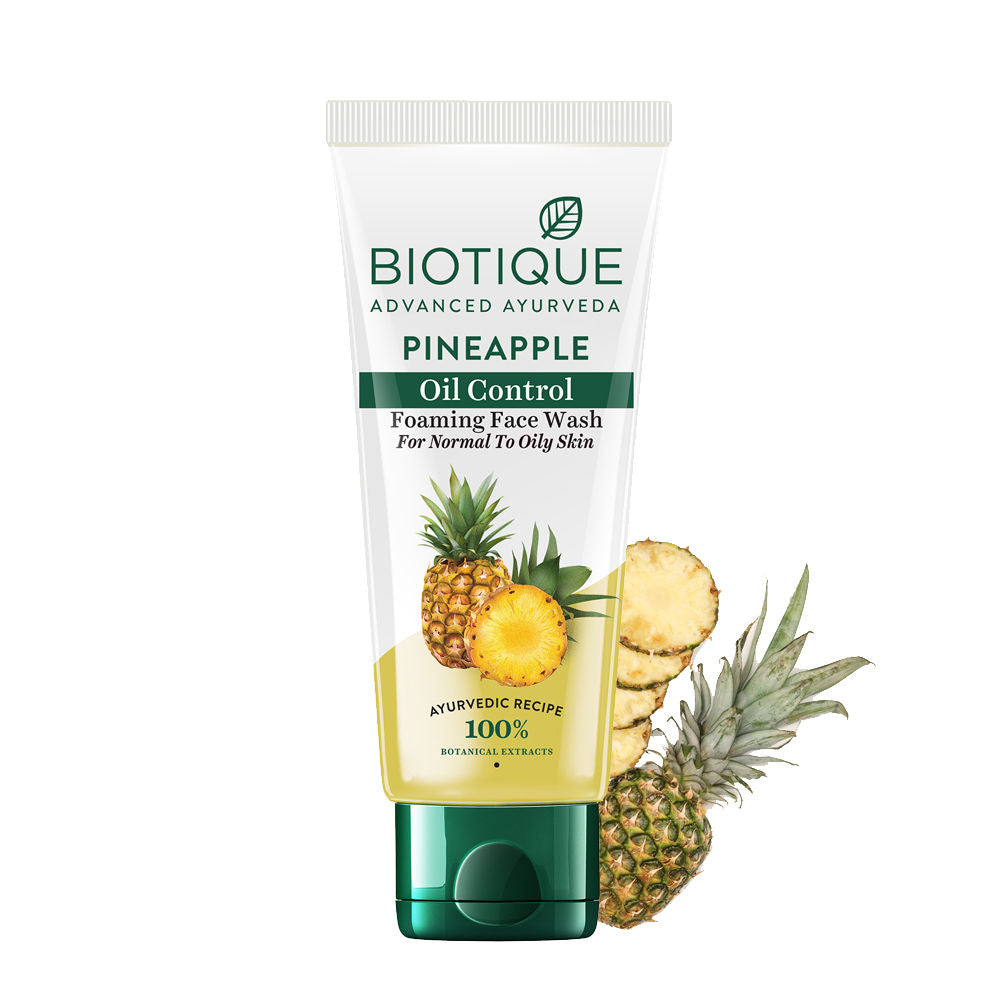 Biotique Pineapple Oil Control Foaming Face Wash (150Ml)