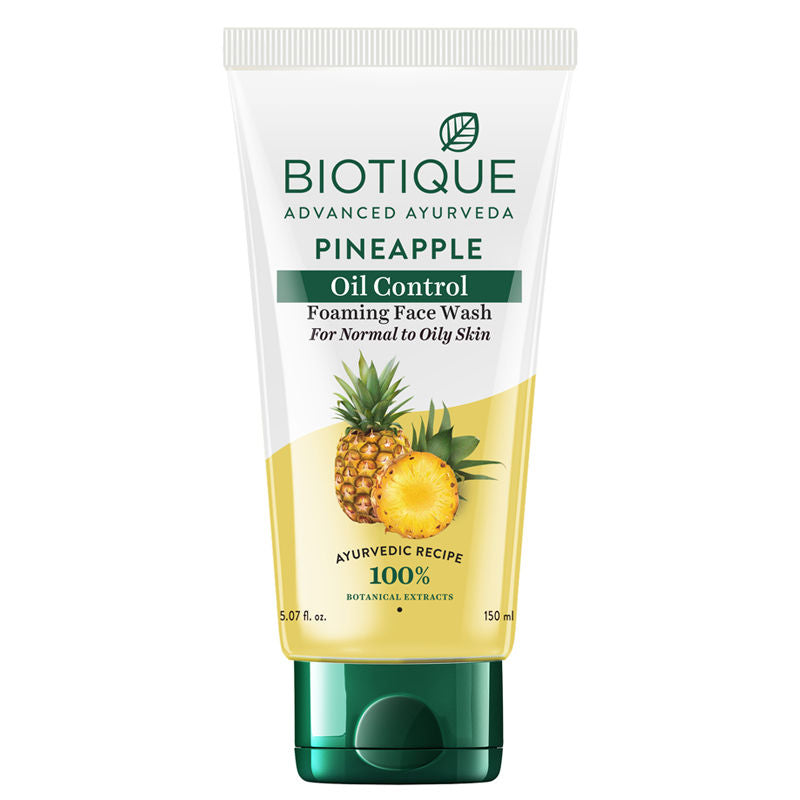 Biotique Pineapple Oil Control Foaming Face Wash (150Ml)-2