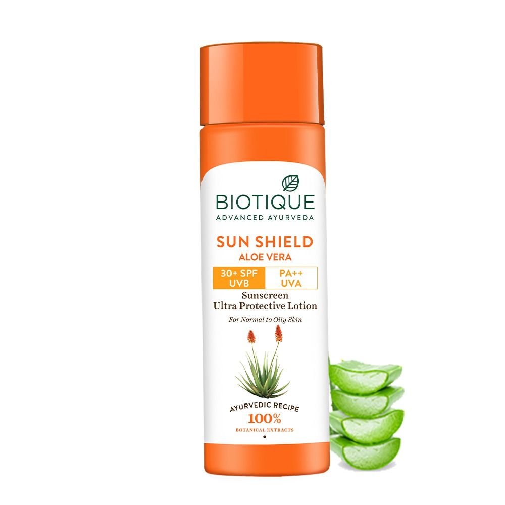 Biotique Sun Shield Aloe Vera Ultra Protective Lotion Spf 30+ Sunscreen (120Ml)-2