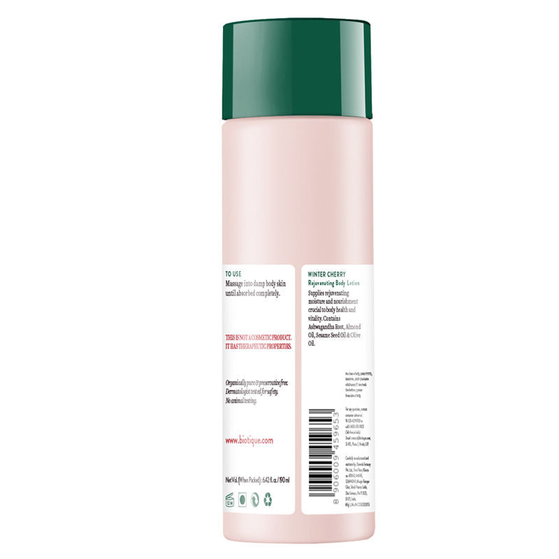 Biotique Winter Cherry Rejuvenating Body Lotion (190Ml)-2