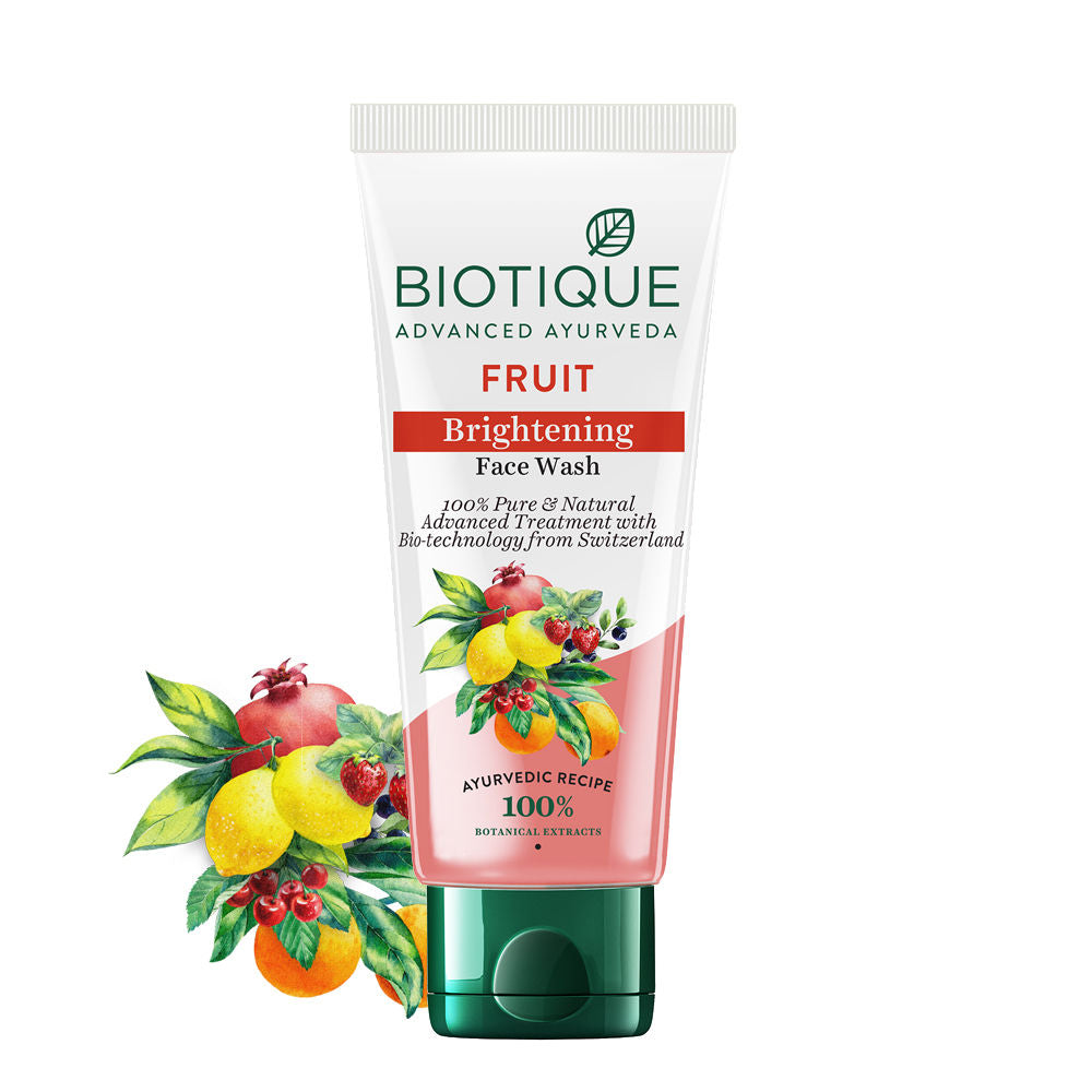 Biotique Fruit Advanced Treatment Face Wash (Brightening) (100Ml)