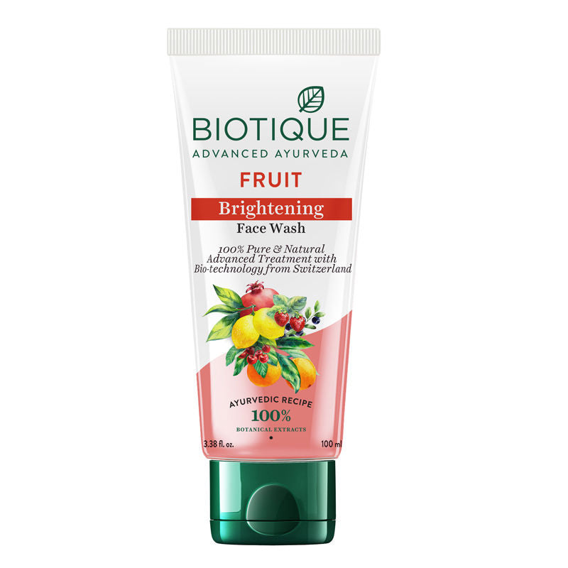 Biotique Fruit Advanced Treatment Face Wash (Brightening) (100Ml)-4