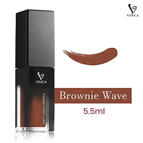 Vinca Matte Liquid Lipstick-Brownie Wave