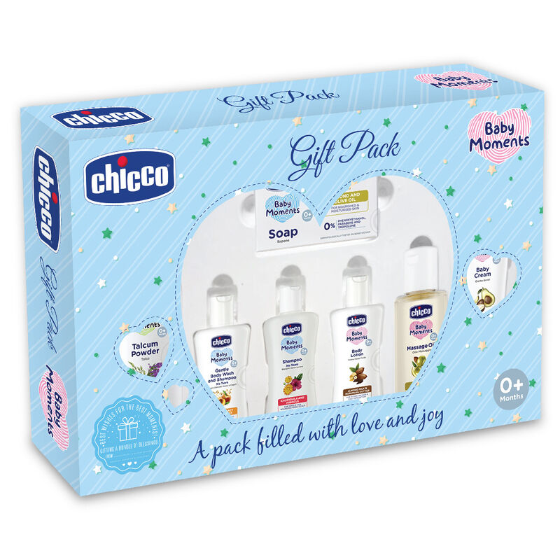 Chicco Baby Caring Gift Set (Blue)