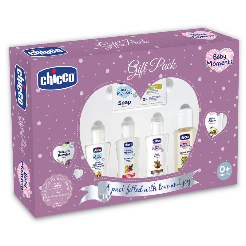 Chicco Baby Caring Gift Set (Purple)