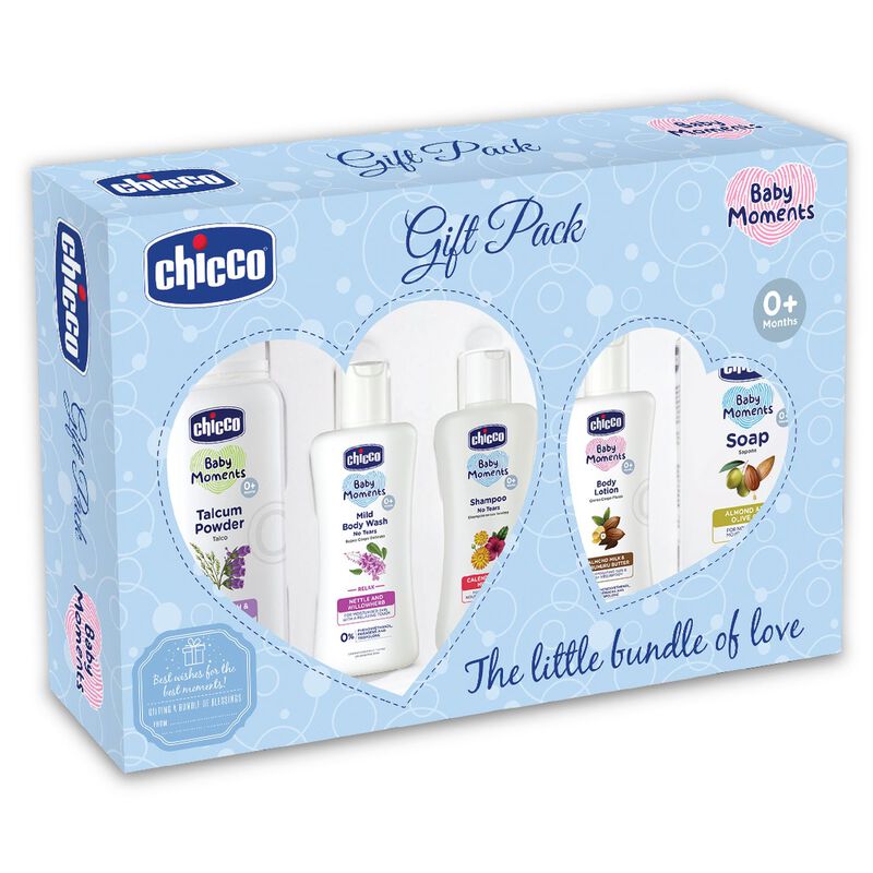 Chicco Baby Essential Gift Set (Blue)