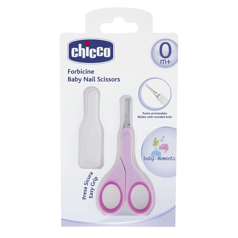 Chicco Baby Nail Scissors (Pink)