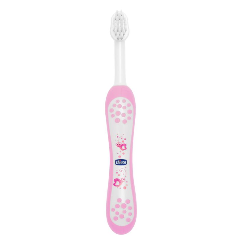Chicco Toothbrush (6M-3Y) (Pink)