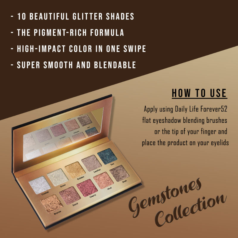 Daily Life Forever52 10 Color Eyeshadow Palette (Gemstones Collection) Gms001 (40Gm)-5
