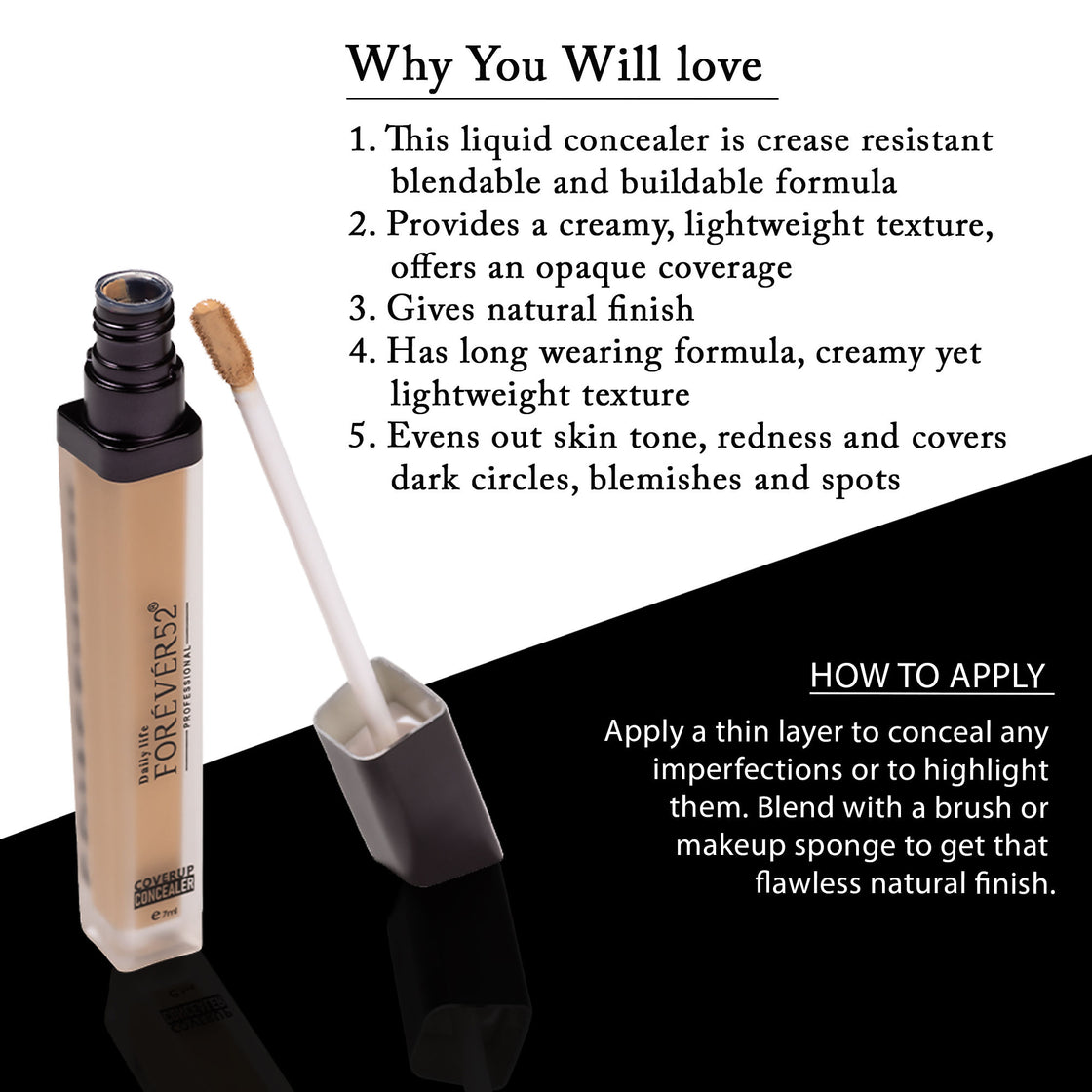 Daily Life Forever52 Coverup Concealer - Biscuit (7Ml)-5