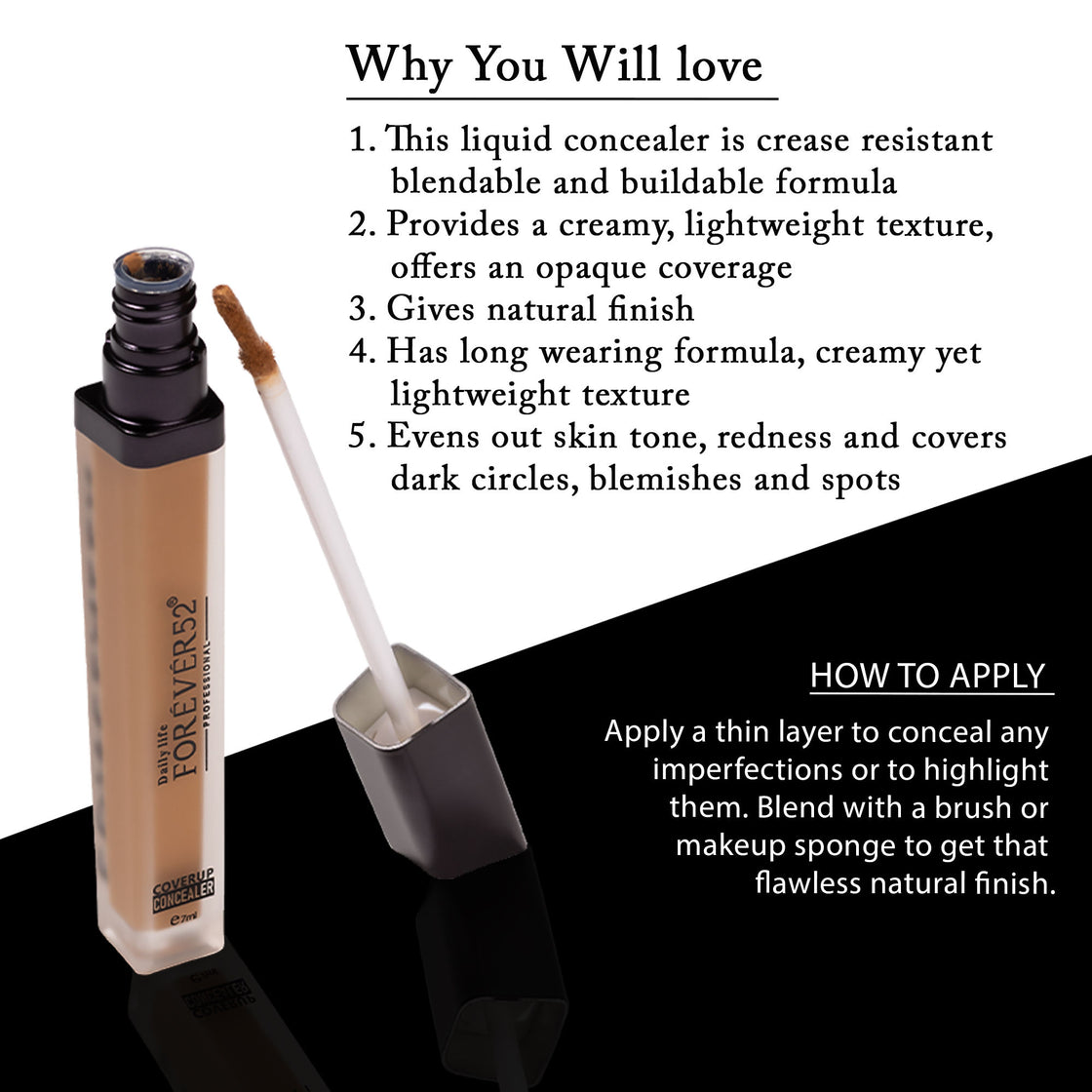 Daily Life Forever52 Coverup Concealer - Caramalize (7Ml)-5