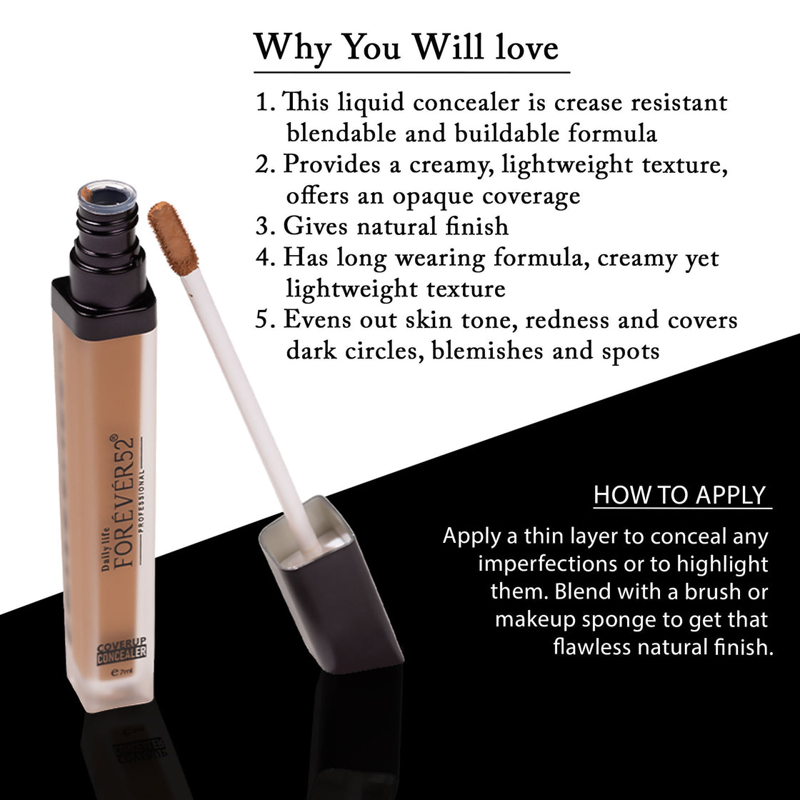 Daily Life Forever52 Coverup Concealer - Cinnamon (7Ml)-5