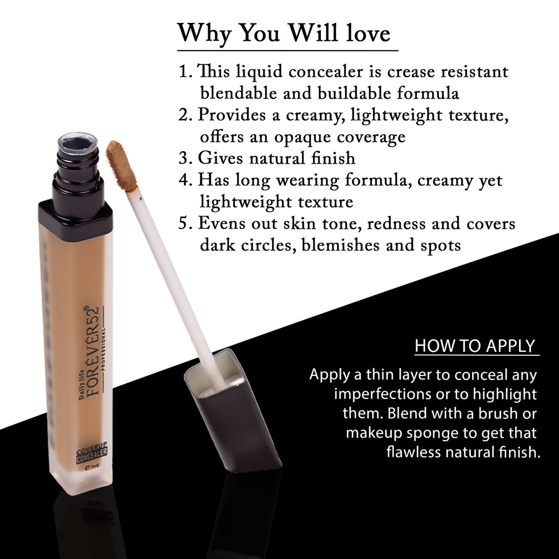 Daily Life Forever52 Coverup Concealer - Golden Tan (7Ml)-5