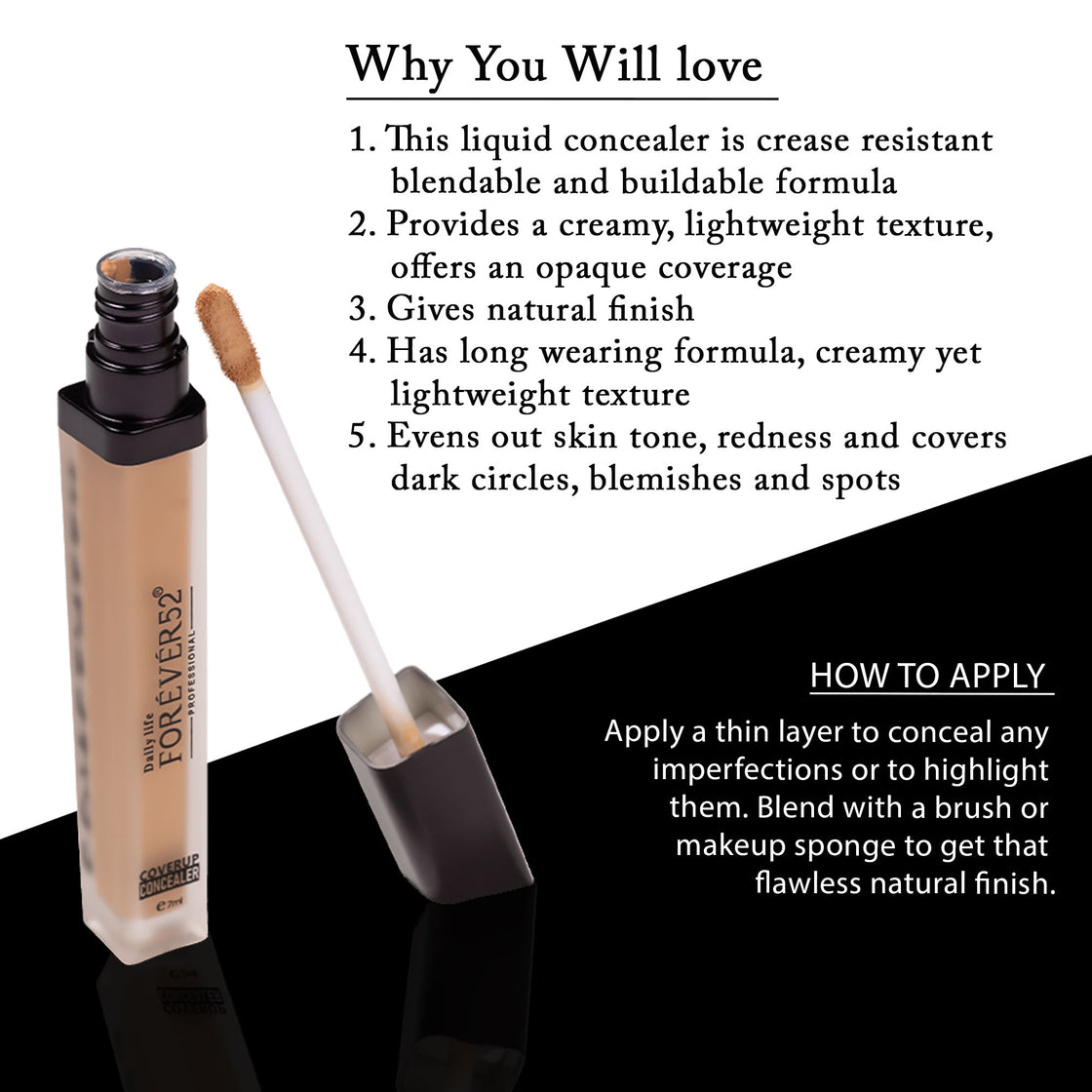 Daily Life Forever52 Coverup Concealer - Mandel (7Ml)-5