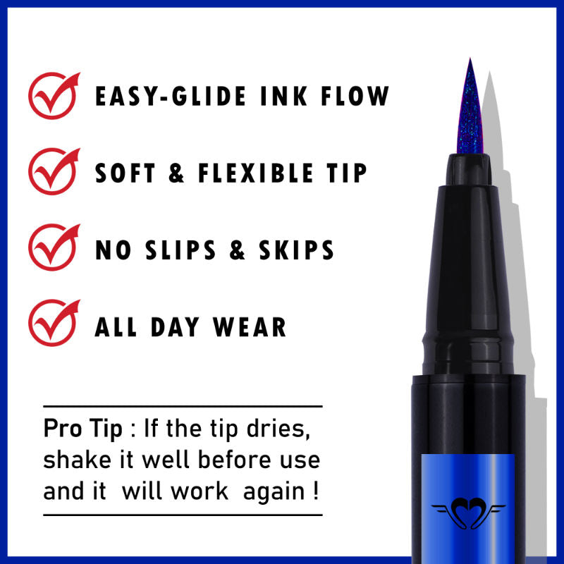 Daily Life Forever52 Glitz Waterproof Eyeliner - Blue Lapis (0.6Gm)-3