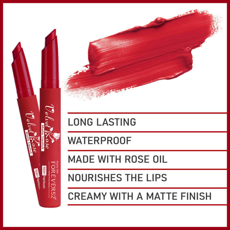 Daily Life Forever52 Velvet Rose Matte Lipstick (2.5G)-5