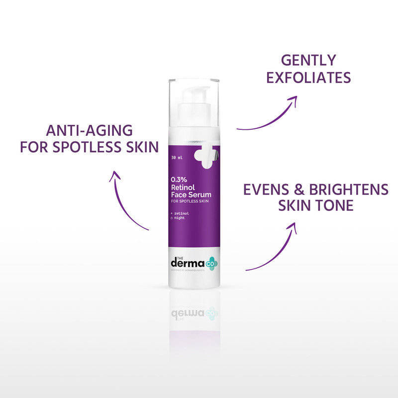 The Derma Co. 0.3% Retinol Face Serum For Spotless Skin (30Ml)-2