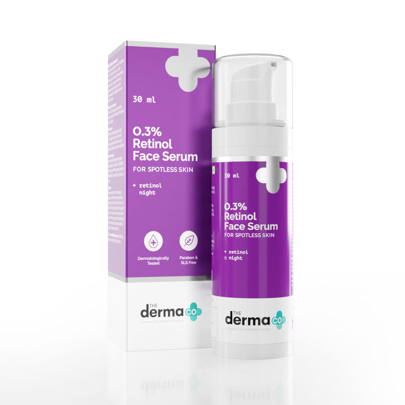 The Derma Co. 0.3% Retinol Face Serum For Spotless Skin (30Ml)