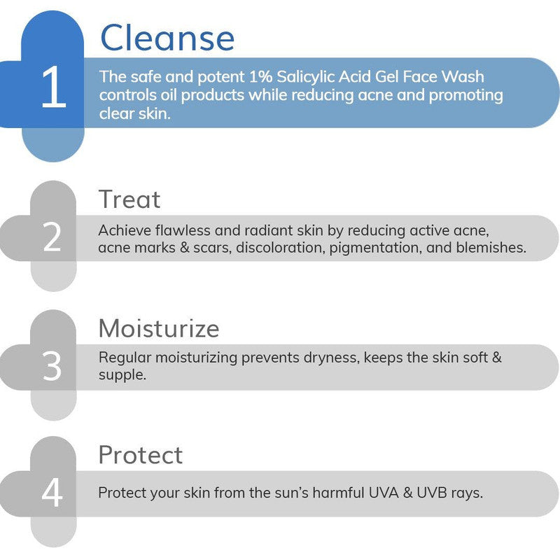 The Derma Co 1% Salicylic Acid Gel Face Wash With Salicylic Acid & Witch Hazel For Active Acne (100Ml)-6