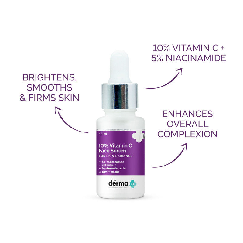 The Derma Co 10% Vitamin C Face Serum For Skin Radiance (30Ml)-13
