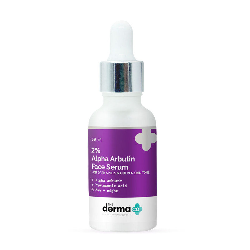 The Derma Co. 2% Alpha Arbutin Face Serum For Dark Spots & Uneven Skin Tone (30Ml)