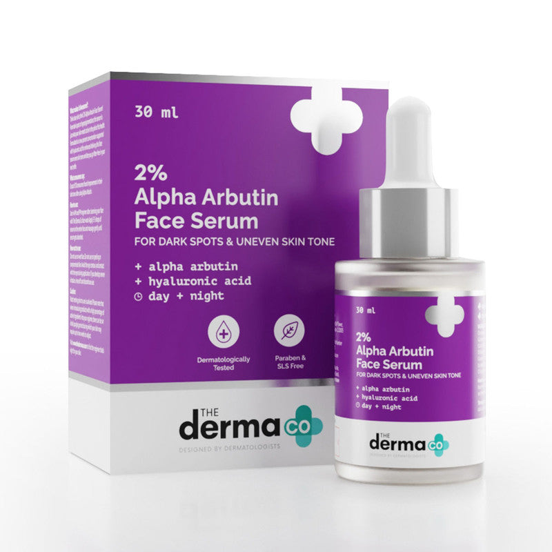 The Derma Co. 2% Alpha Arbutin Face Serum For Dark Spots & Uneven Skin Tone (30Ml)-2