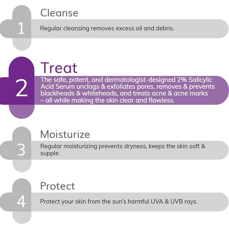 The Derma Co. 2% Salicylic Acid Face Serum For Active Acne (30Ml)-5
