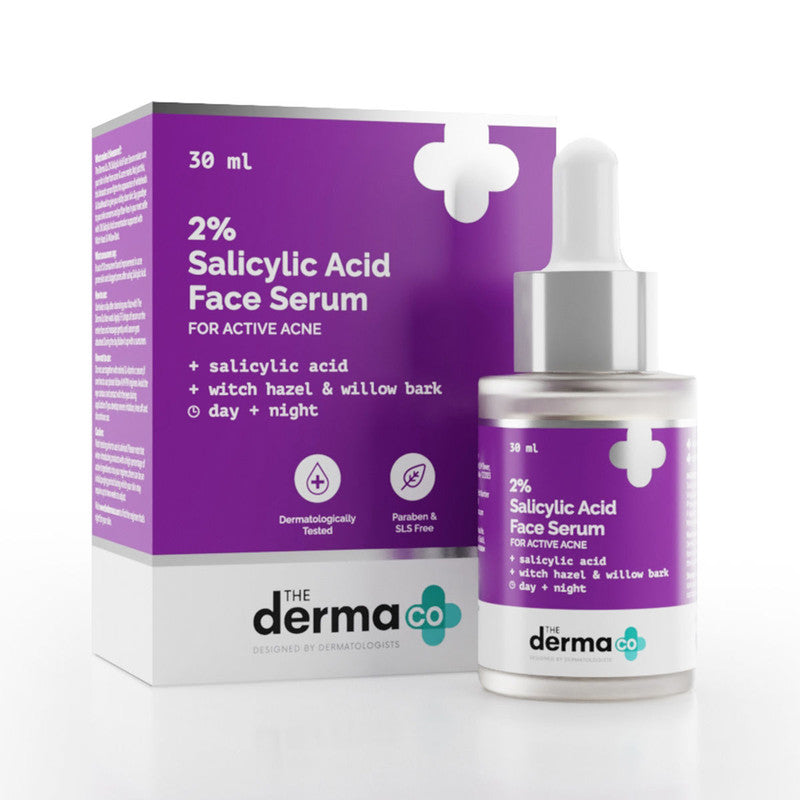 The Derma Co. 2% Salicylic Acid Face Serum For Active Acne (30Ml)-2