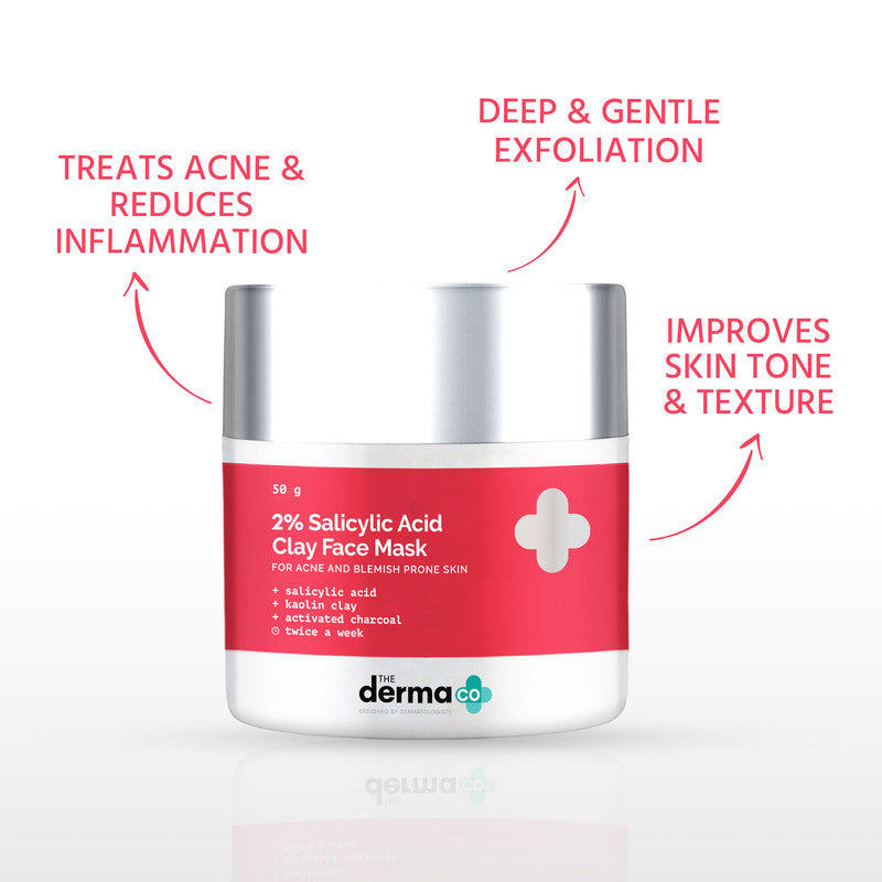 The Derma Co. 2% Salicylic Acid Mask For Acne & Blemish Prone Skin (50 G)-3