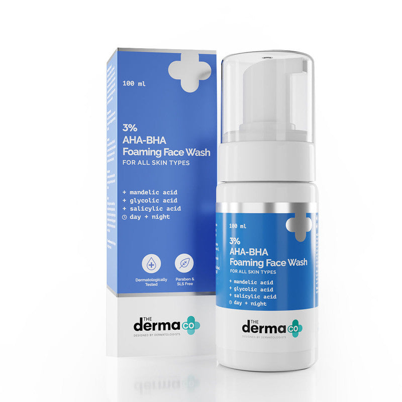 The Derma Co. 3% Aha-Bha Foaming Daily Face Wash (100Ml)-2