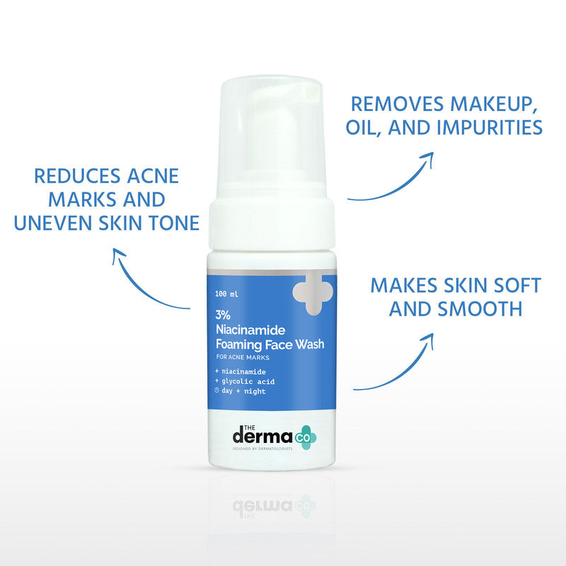 The Derma Co 3% Niacinamide Foaming Daily Face Wash For Acne Marks (100Ml)-3
