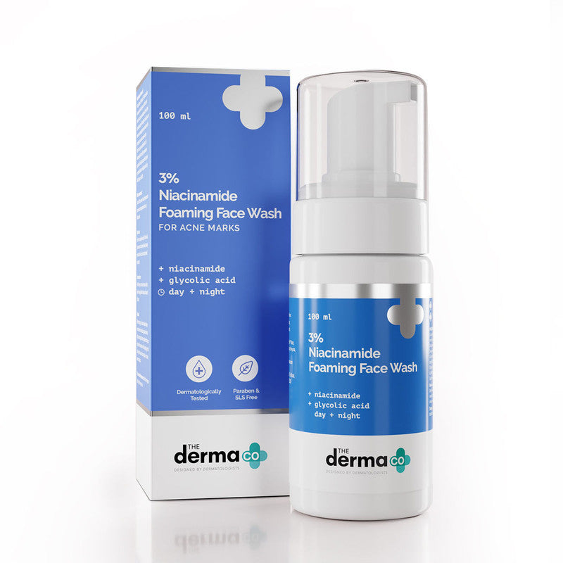 The Derma Co 3% Niacinamide Foaming Daily Face Wash For Acne Marks (100Ml)-2