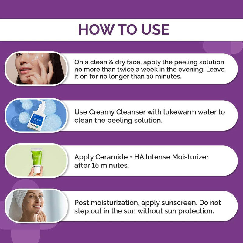 The Derma Co. 30% Aha + 2% Bha Face Peeling Solution (30Ml)-5
