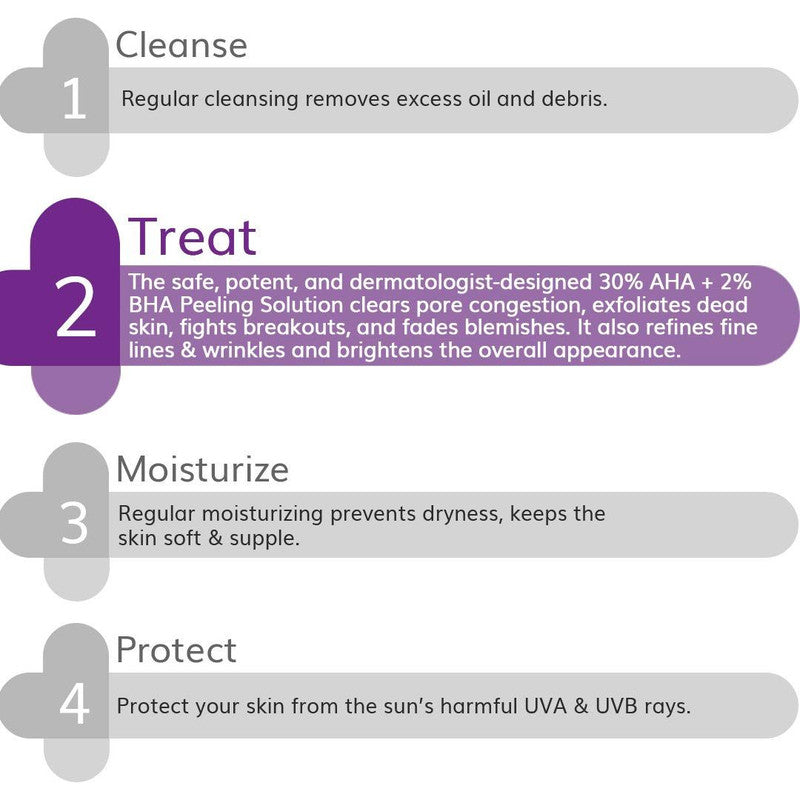 The Derma Co. 30% Aha + 2% Bha Face Peeling Solution (30Ml)-6