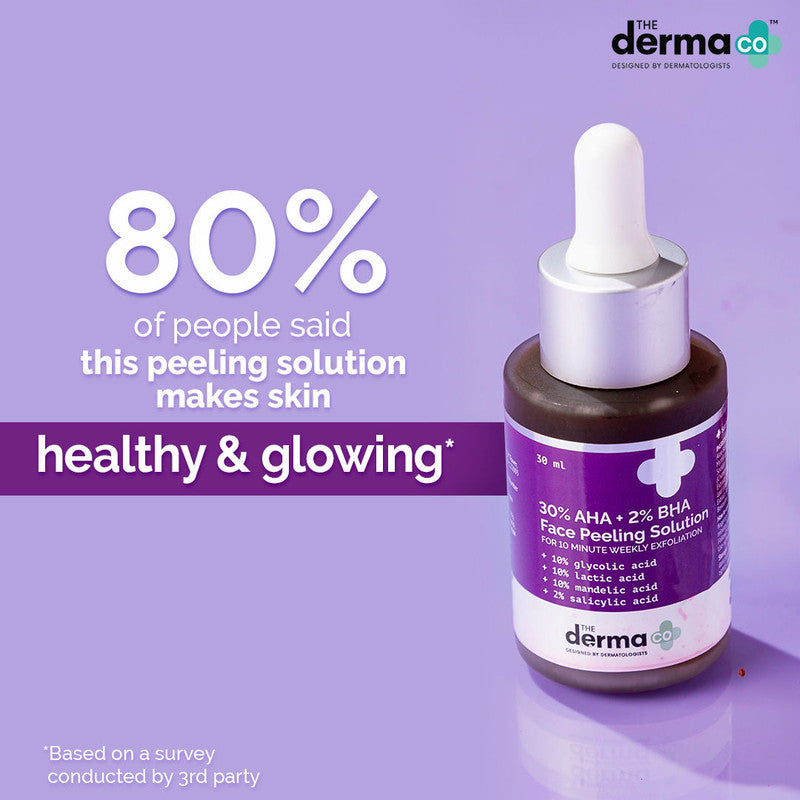 The Derma Co. 30% Aha + 2% Bha Face Peeling Solution (30Ml)-9