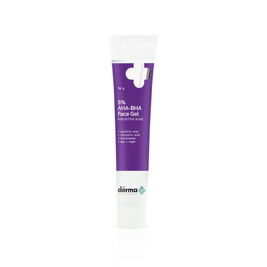 The Derma Co. 5% Aha-Bha Face Gel For Active Acne (30G)