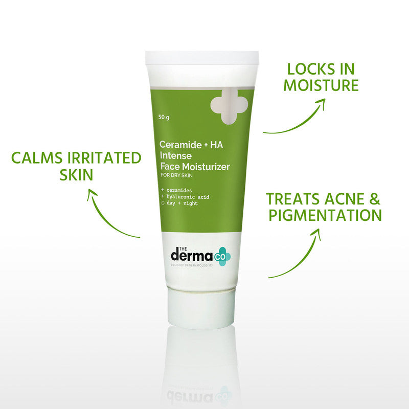 The Derma Co. Ceramide + Ha Intense Daily Face Moisturizer For Dry Skin (50Gm)-3