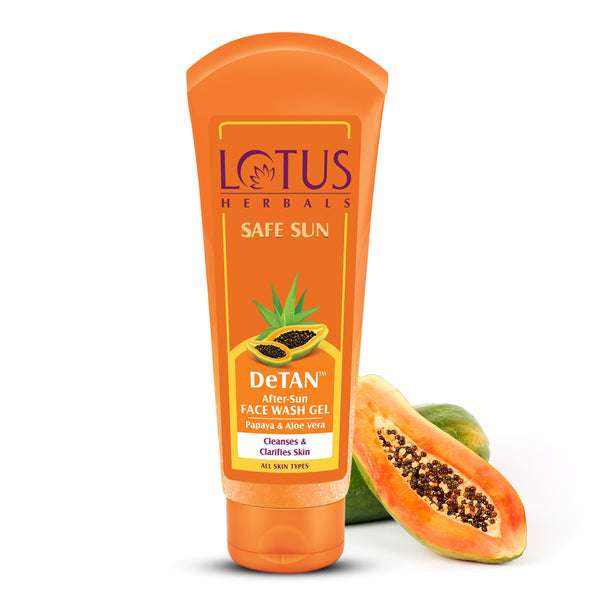 Lotus Herbals Safe Sun DeTAN Face Wash Gel