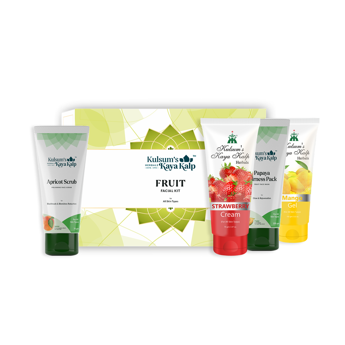 Kulsum’s Kaya Kalp FRUIT FACIAL KIT 100 GM