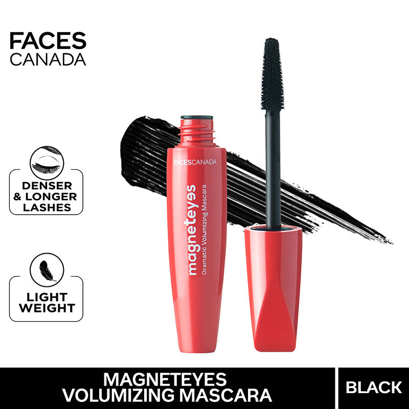 Faces Canada Magneteyes Dramatic Volumizing Mascara Intense Black Finish (9.5Gm)-8