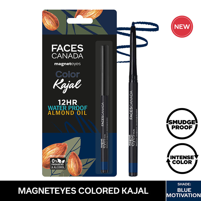 Faces Canada Magneteyes Kajal - Blue Motivation 01 (0.30G)